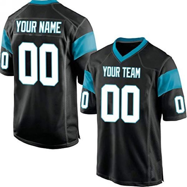 Custom Football Jersey Embroidered Your Names and Numbers – Blue