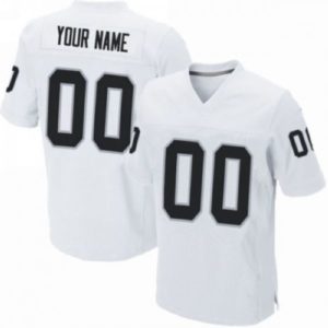 Custom Football Jersey Embroidered Your Names and Numbers – White ...