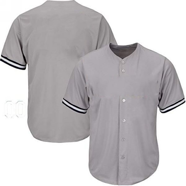 Grey Baseball Jerseys